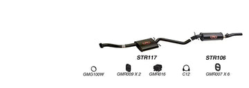 Redback Exhaust 2 1/2" Complete System for Holden Calais (04/1995 - 08/1997), Commodore (04/1995 - 1997) - Brixton 4x4 - Buy Online Now!
